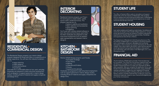 interior design program brochure the works of garvin grullon