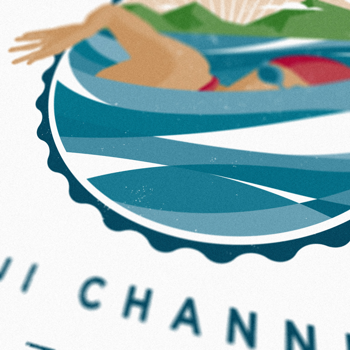 Maui Channel Swim 2012 Logo Joy Stain
