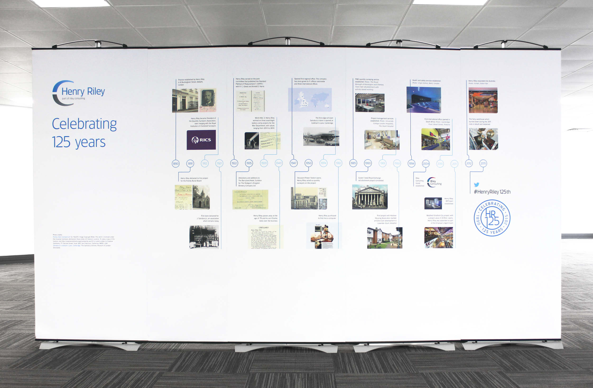 Henry Riley Henry Riley 125 Years Banner - Fifty Fathoms brand consultancy ...