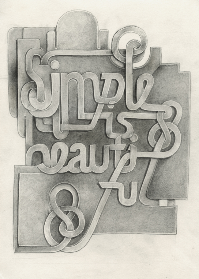 Layered Lettering - Laura Serra