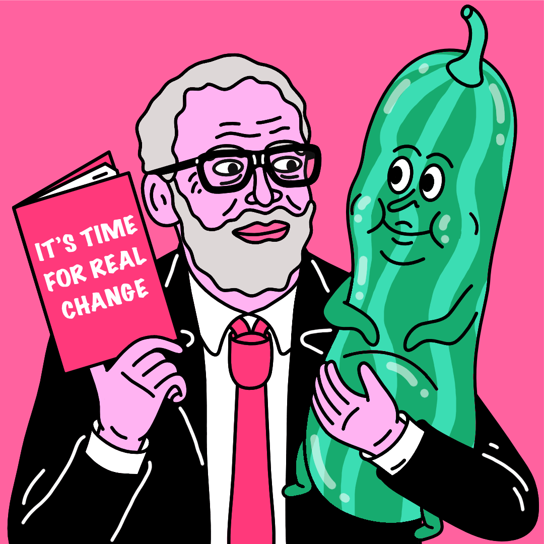 Jeremy Corbyn - James Clapham Illustration