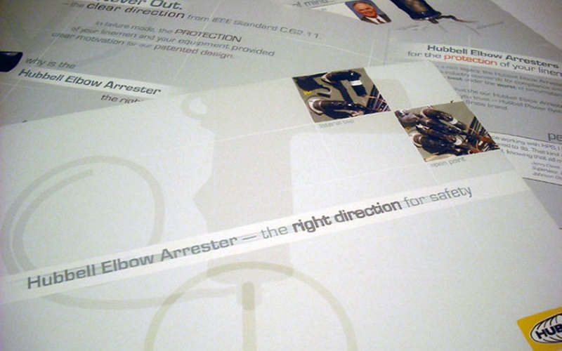 Hubbell Elbow Arrester Brochure Steve Mann Design