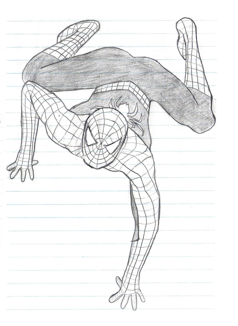 The Spiderman Sketches Re Design Portfolio