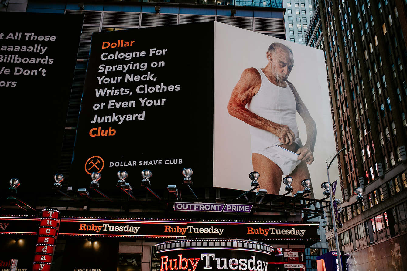 Dollar Times Square Club Aron Fried Creative Director Since then, dollar shave club has continued its commitment to video. dollar times square club aron fried