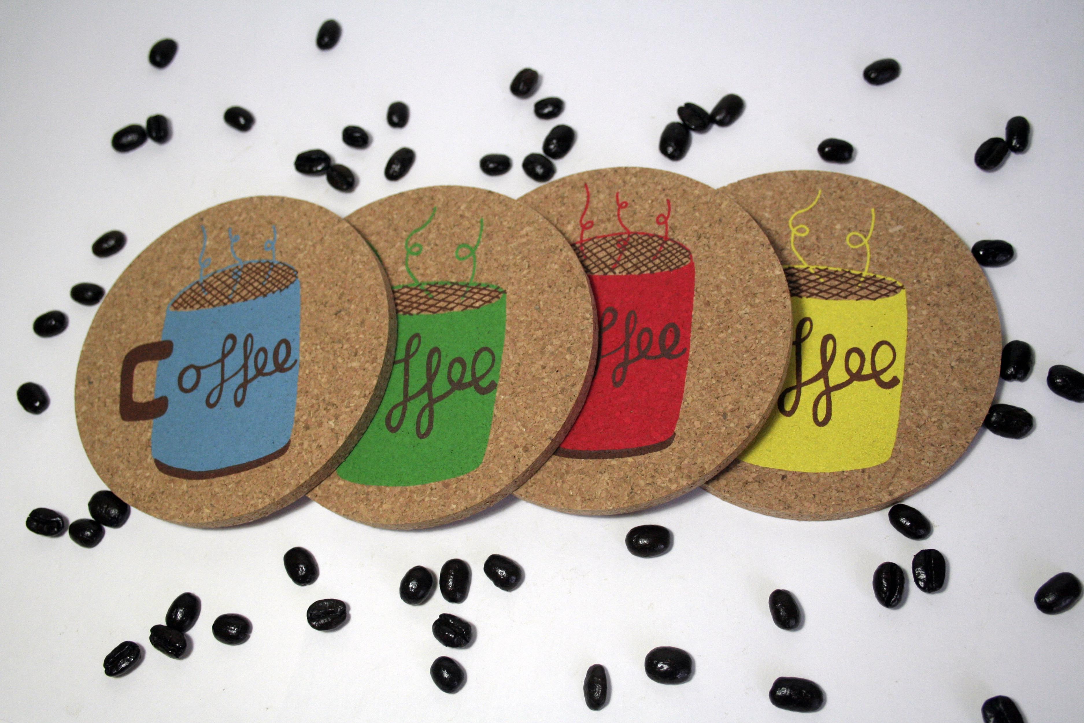 Coffee coasters memo