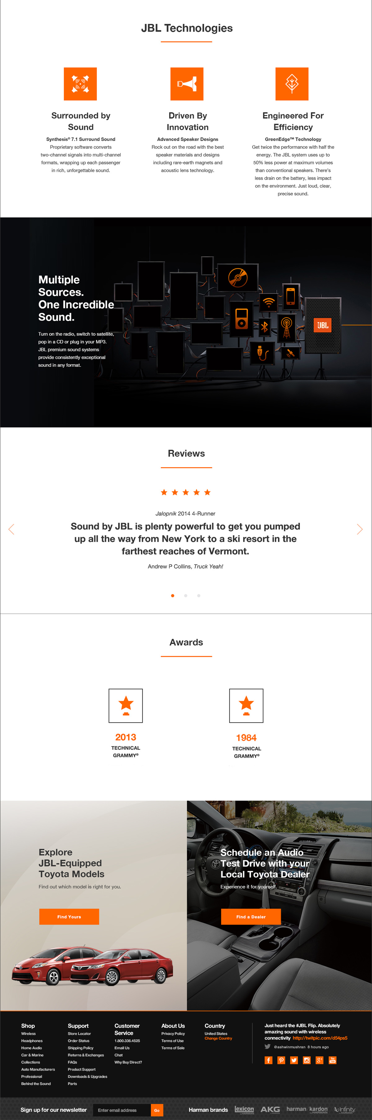 jbl customer service email