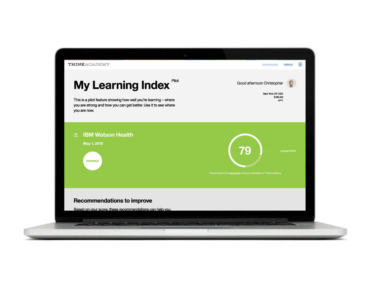 IBM Think Academy Chris Pacetti