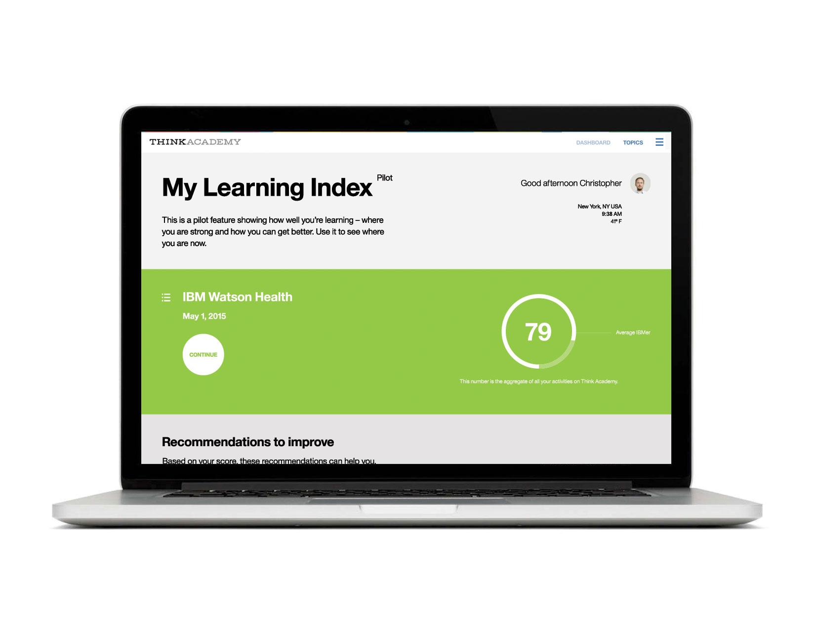 IBM Think Academy Chris Pacetti