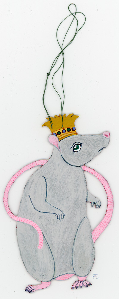 christmas decoration Mouse King front