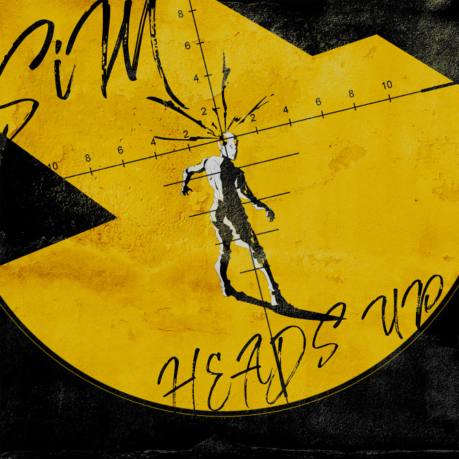【最後の1個】 SiM ステッカー THANK GOD, THERE ARE SiM / 「THANK GOD, THERE ARE HUNDREDS OF WAYS TO KiLL ENEMiES