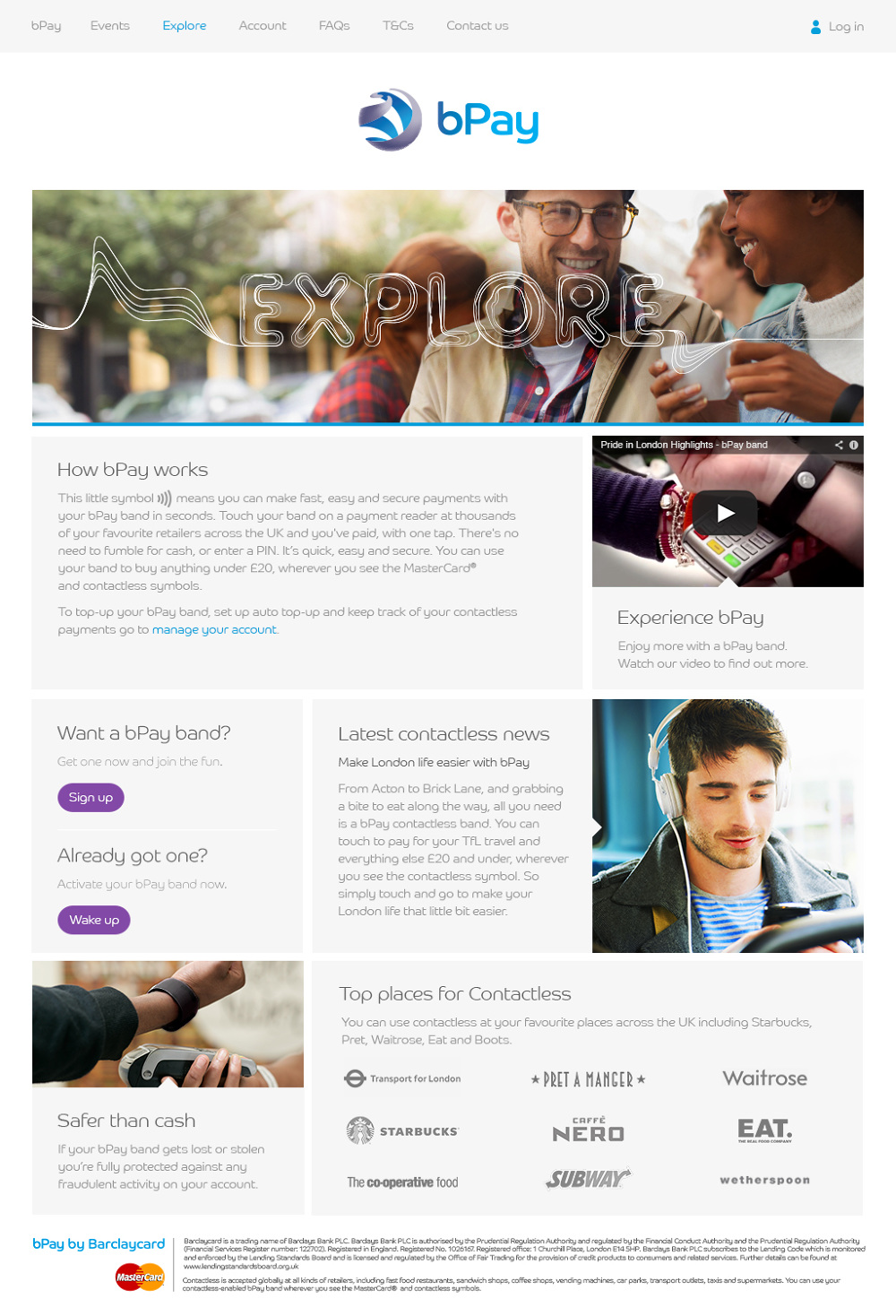 bPay by Barclaycard [Print ad] - Frankie Mathieson