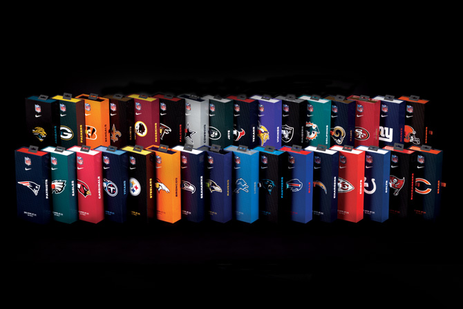 NFL Vapor Jet 2.0 Packaging - Lisa Hopey