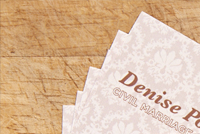 Denise Poole Identity - Graphic Design & lllustration by Sylvie Bruce