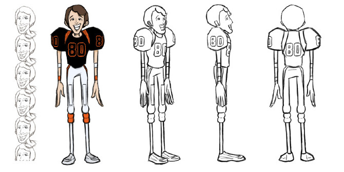 Model Sheets Dee Mackey 2d Animator