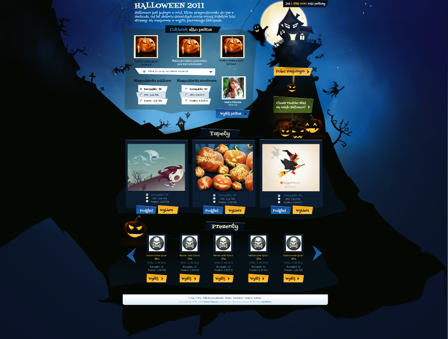 halloween kukocz com web design graphic design and illustration halloween web site