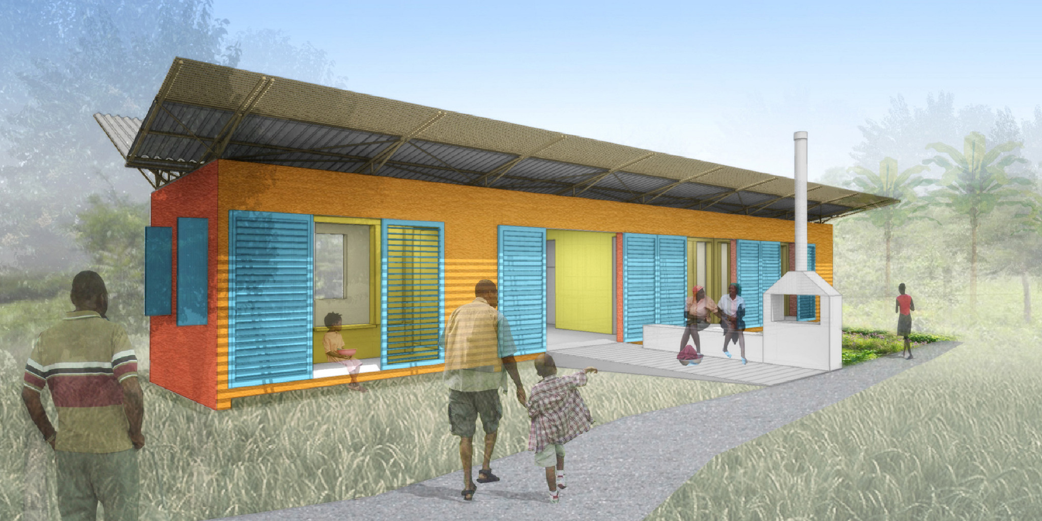 Haiti Bois l'Etat House DXA studio