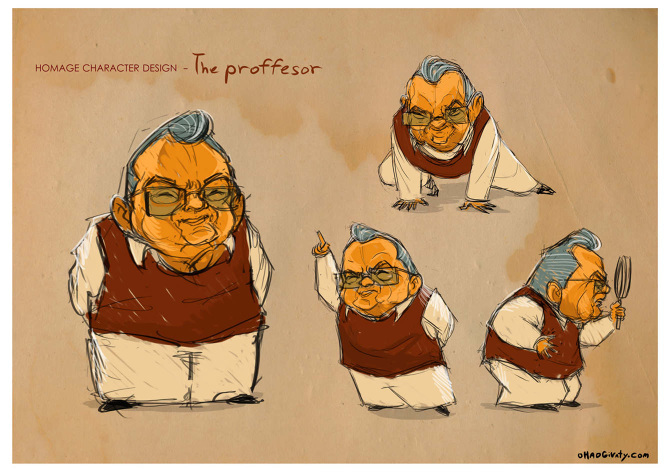 2D Character design - www.ohadgivaty.com