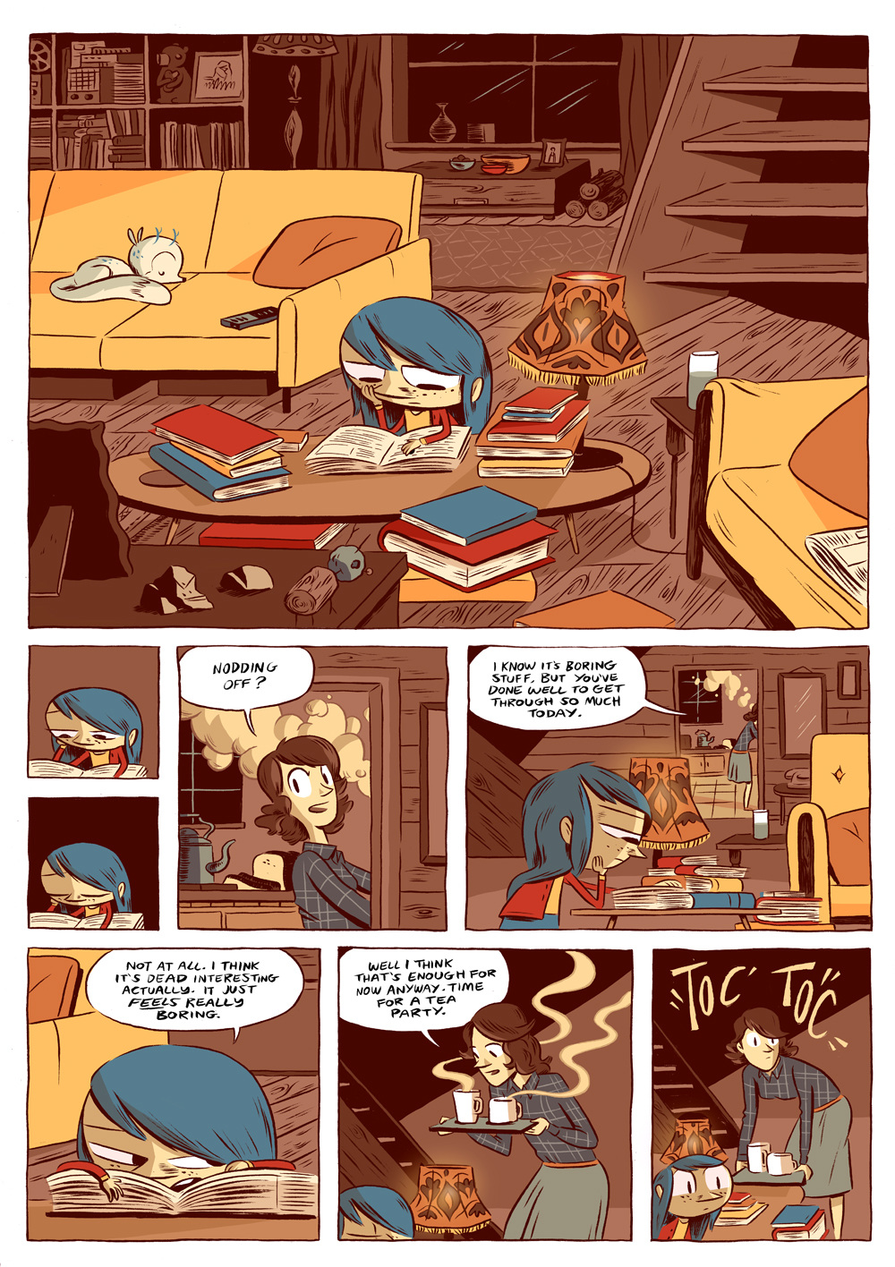 Hilda and The Midnight Giant - Luke Pearson - Illustration and Comics