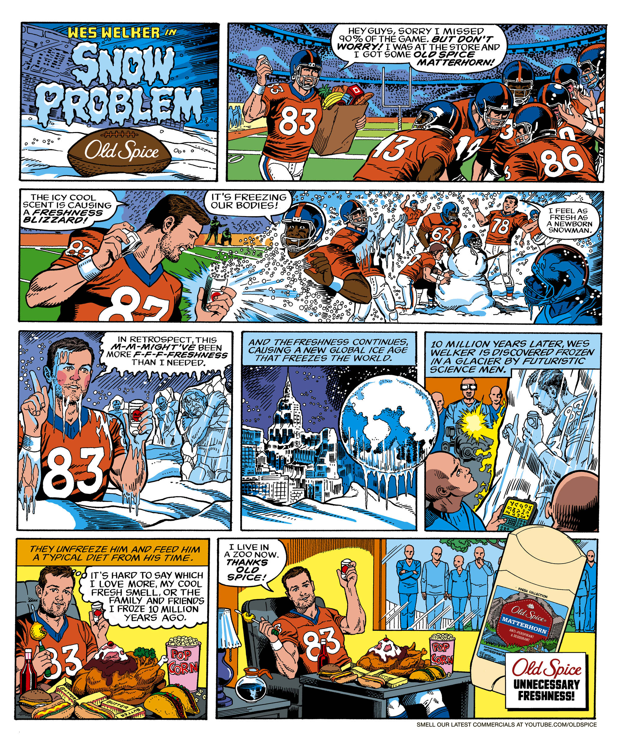 Old Spice Comics Nathaniel Lawlor Copywriter We make a ton of great smell confident. old spice comics nathaniel lawlor