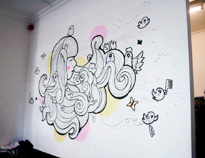 Hair Kandi Sheffield Geo Law Illustration