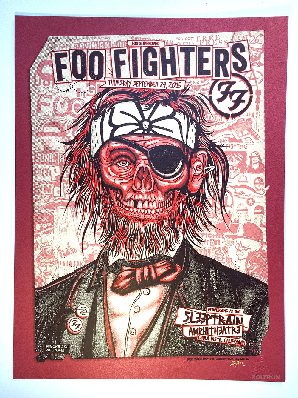 Zoltron x Foo Fighters, San Diego 2015 - zoltron