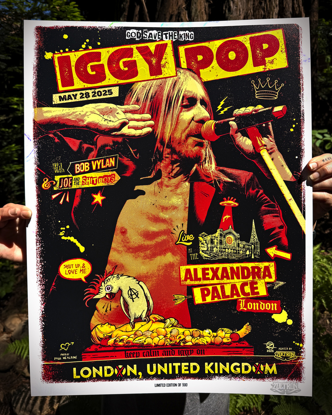 洋楽 London 2025 3LP! Iggy Pop London 2025 - zoltron