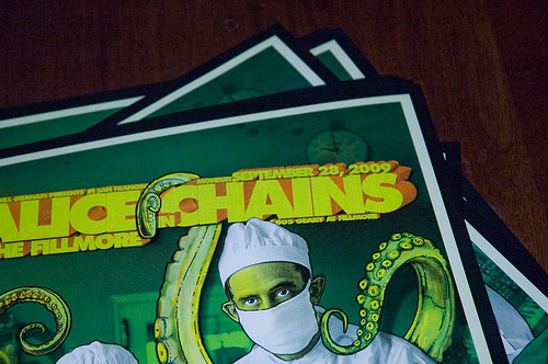 Alice In Chains / 絵画（ポスター）3枚セット 90×150cm Alice In Chains Poster Classic Band Tapestry