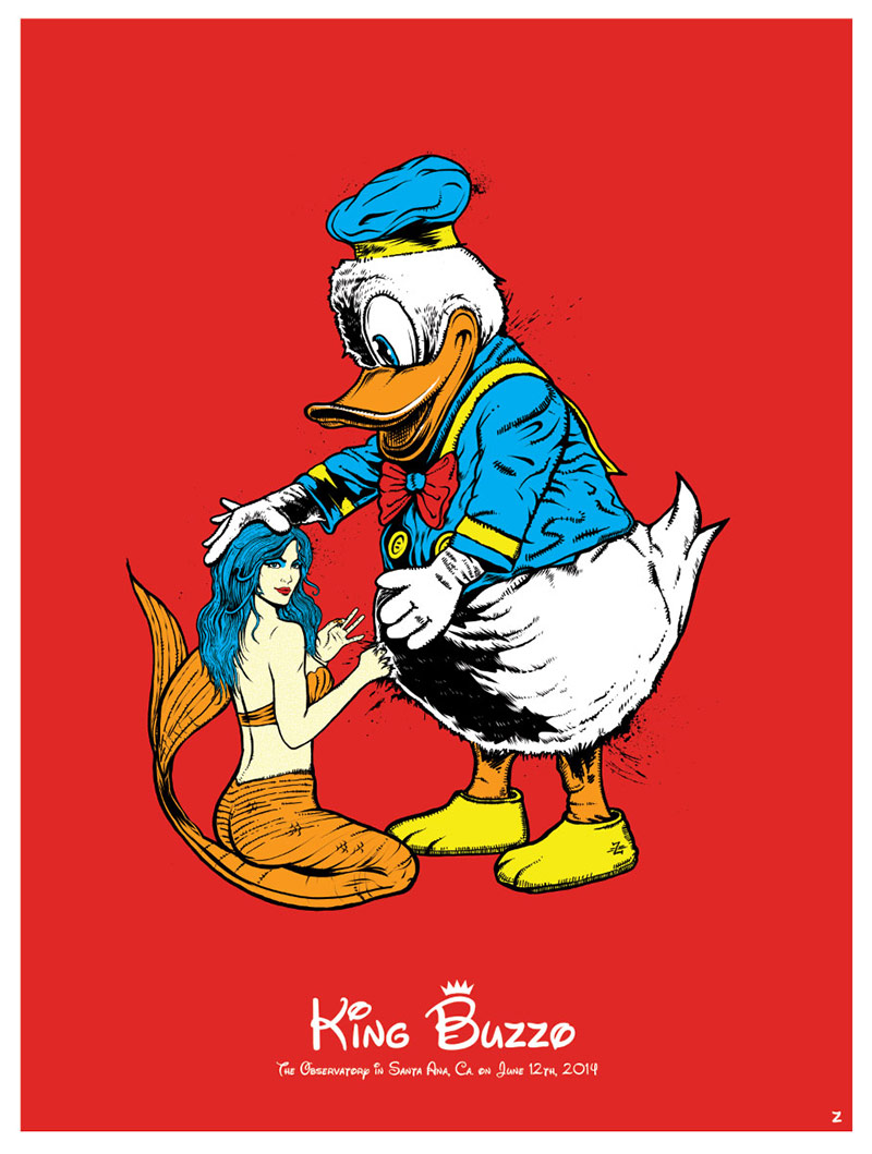 king buzzo poster - zoltron