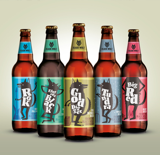 Пиво с изображением волка