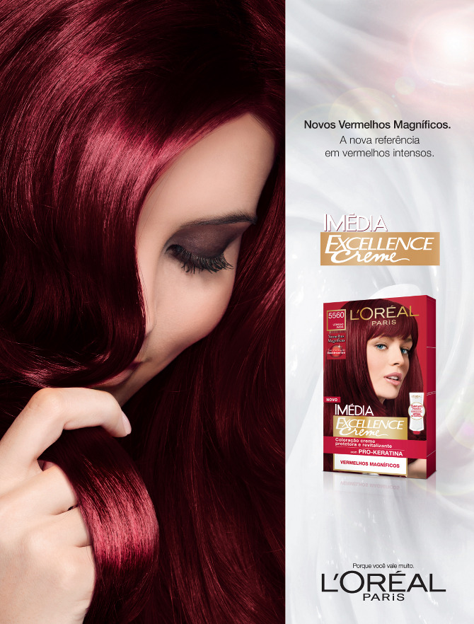 Shooting for Imedia Excellence from L'Oréal Paris inesnespoli