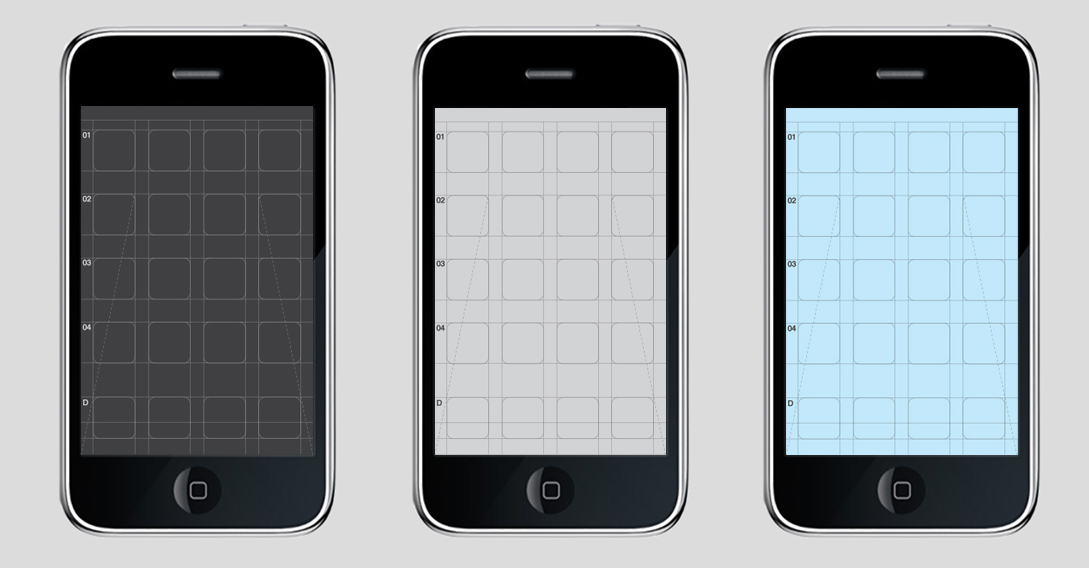 iPhone IOS4 App Grid - Effektive® Design for Print, Screen & Environment