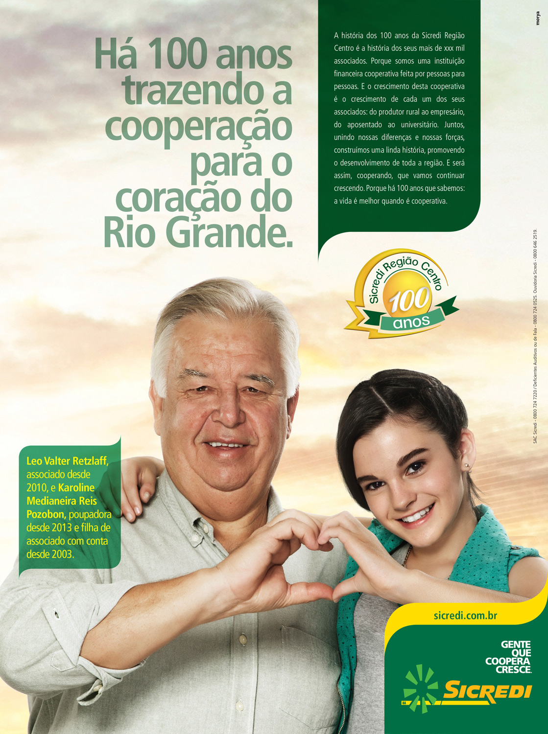 Sicredi . 100 anos região centro RICARDO LAGE FOTOGRAFIA