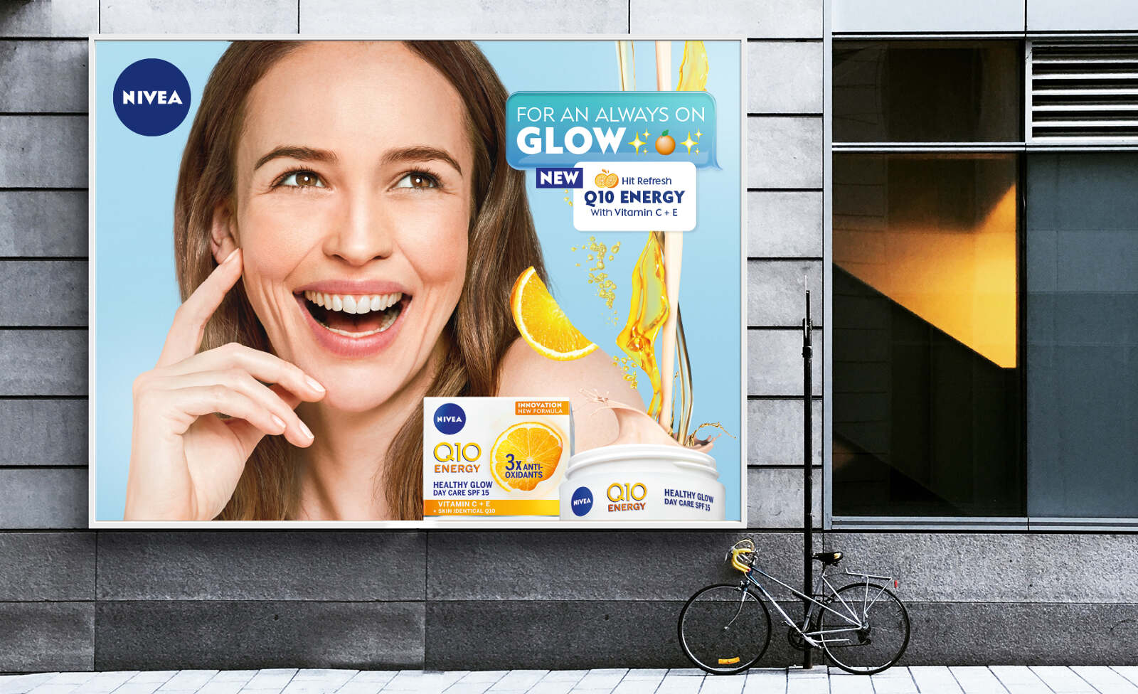 nivea q10 energy healthy glow face day cream