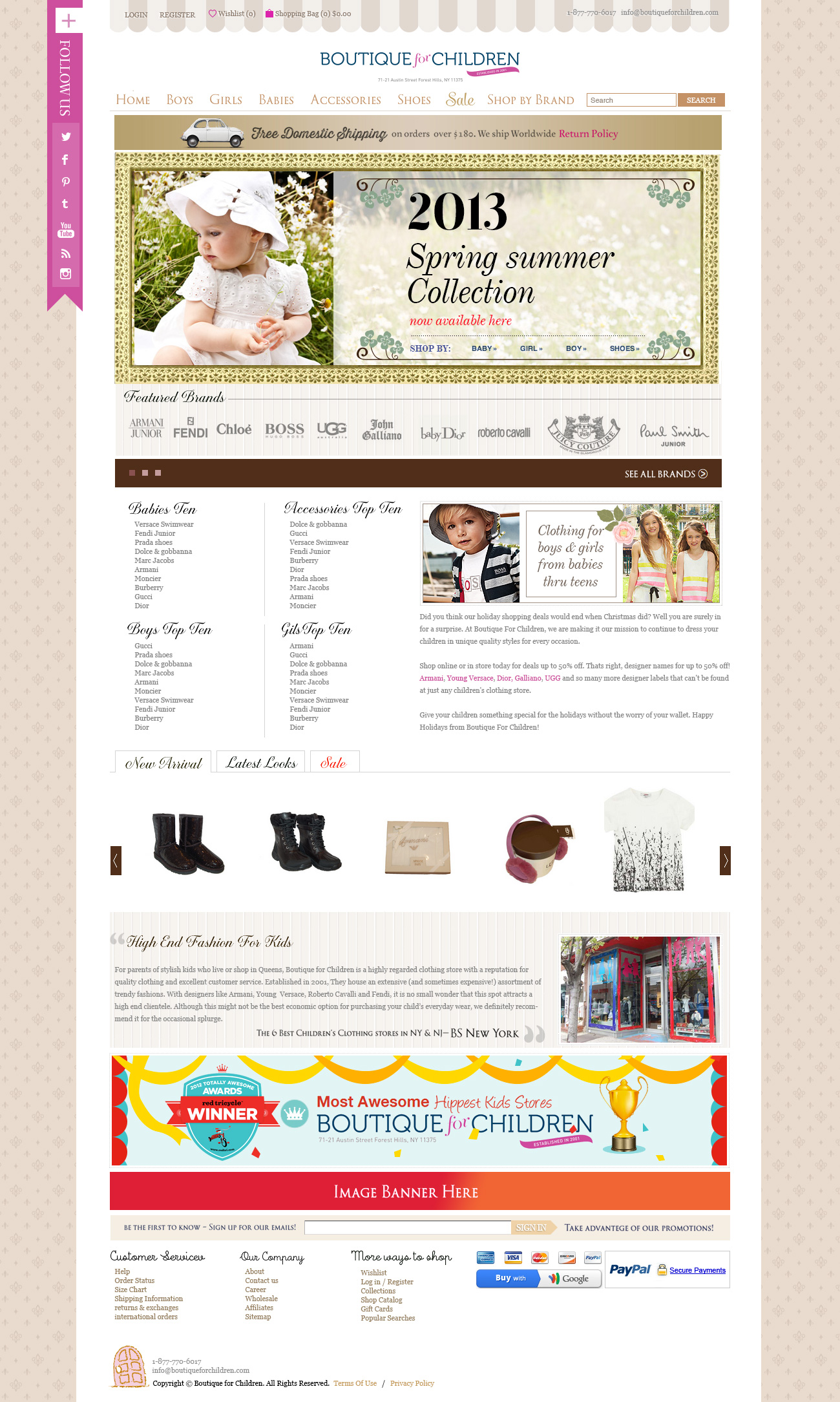 Boutique For Children 2013 Margarita Alaon