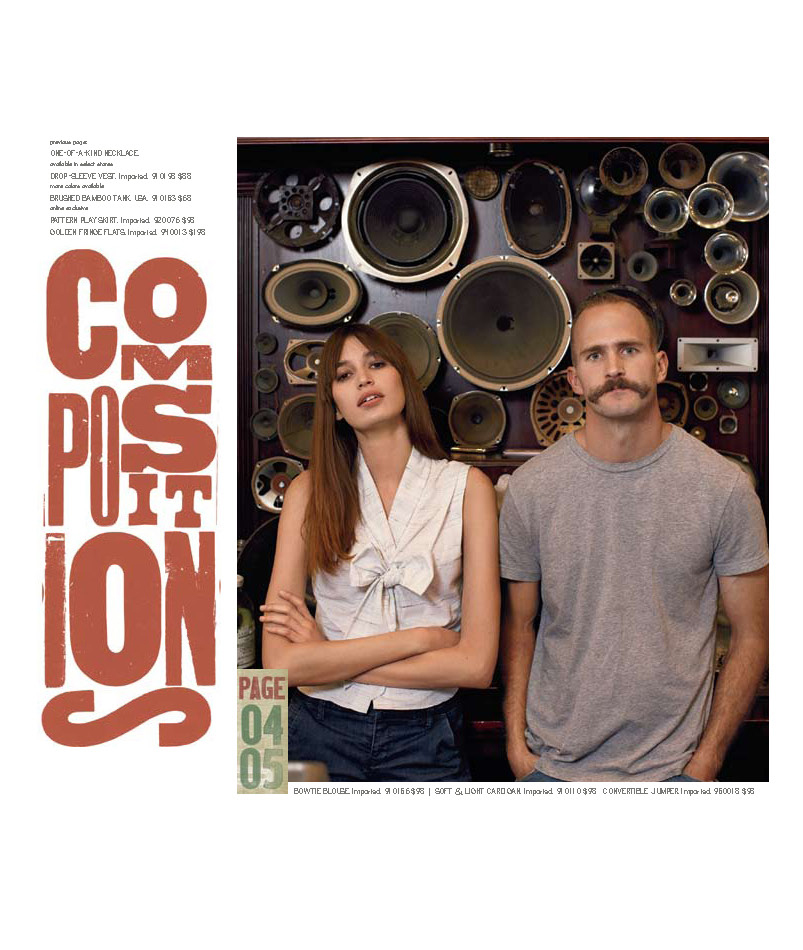 Anthropologie Catalog Design e bond work.