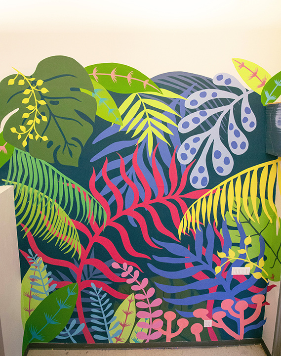 Tropical Jungles Mural Carla Torres