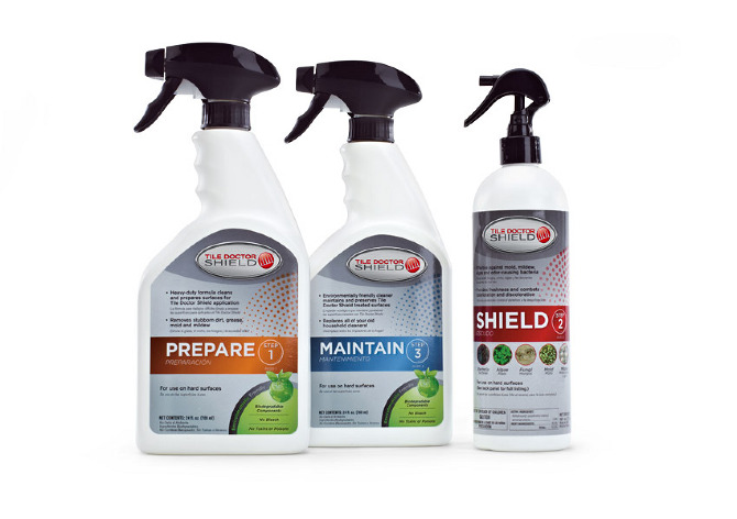 Tile Doctor Shield Randy Chiang Designer Leader Innovator The Packaging Conveys High Tech Aspect Of Their Through Stainless Steel Background Color Coded Bars Help To Distinguish Each Protect