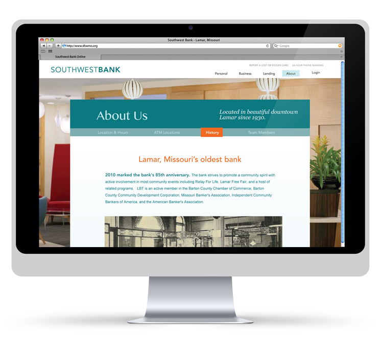 Southwest Bank Website Concept Kendalldesign Personal Network Images, Photos, Reviews