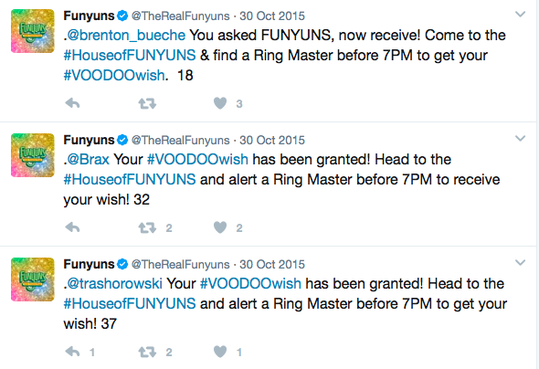 Funyuns Voodoo Fest Wishes