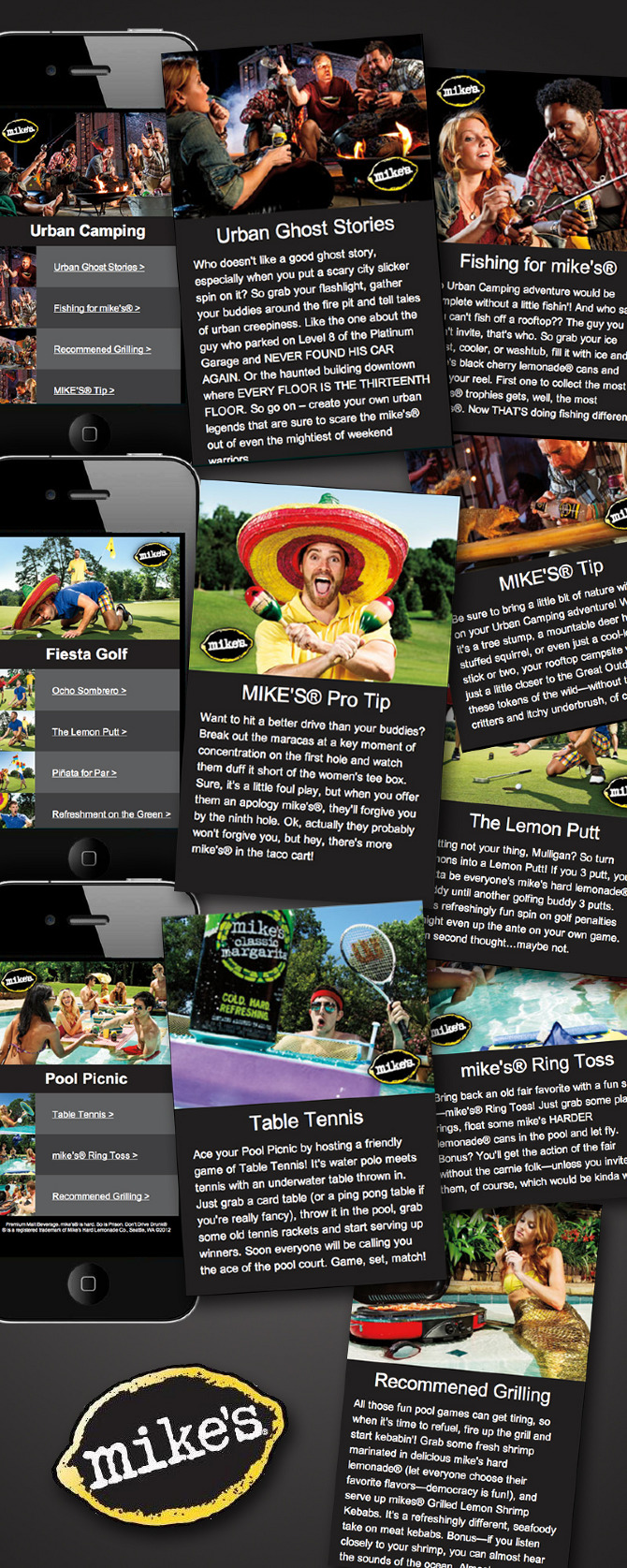 Mike's Hard Lemonade Mobile Website