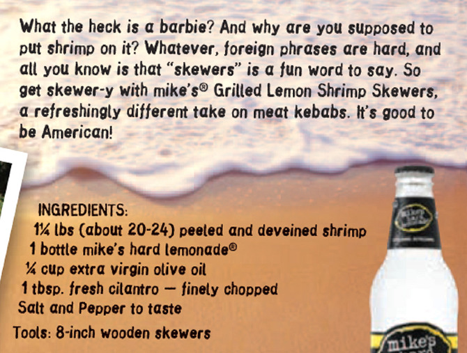Mike's Hard Lemonade Mail-In Rebate & Recipe Booklet