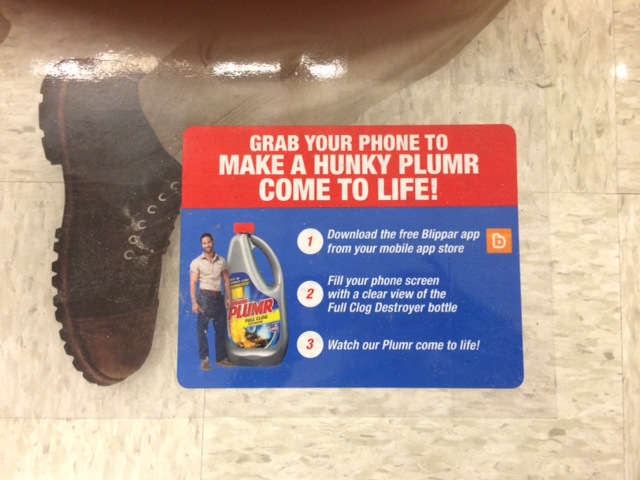 Liquid-Plumr Floor Cling
