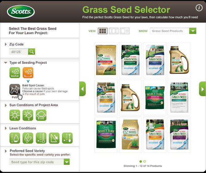 SCOTTS GRASS SEED SELECTOR Brendan Mahn