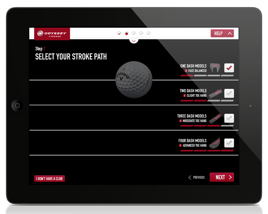 Odyssey Putter Selector App milkmann