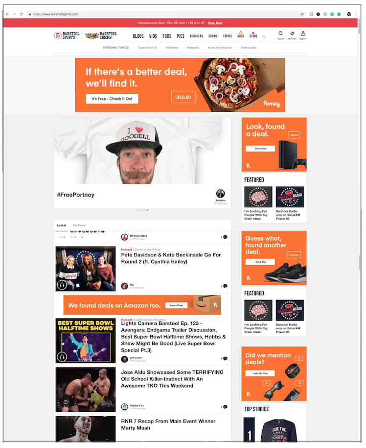 60 HQ Pictures Barstool Sports Coupon Honey Honey Blogs Videos