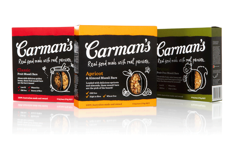 Carman's Fine Foods - Justine O'Brien - Graphic Design