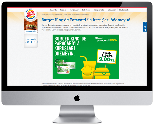 Burger King Corporate Web Site Woohoo Digital