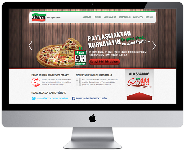 Sbarro Corporate Web Site Woohoo Digital