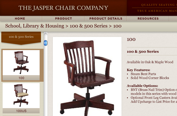 Jasper Chair Branding In Form Design