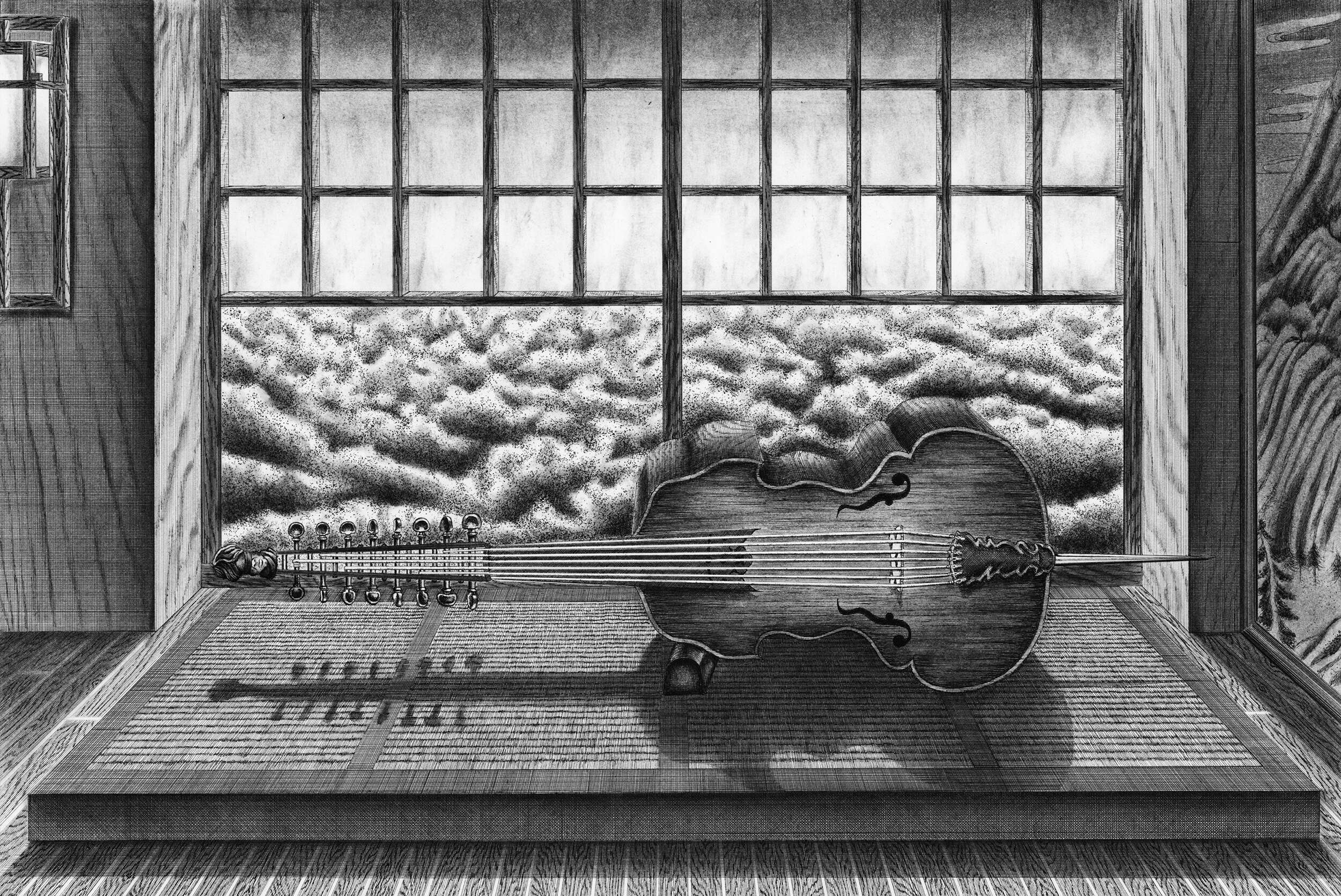 the slumber sunflower cat by kyungme